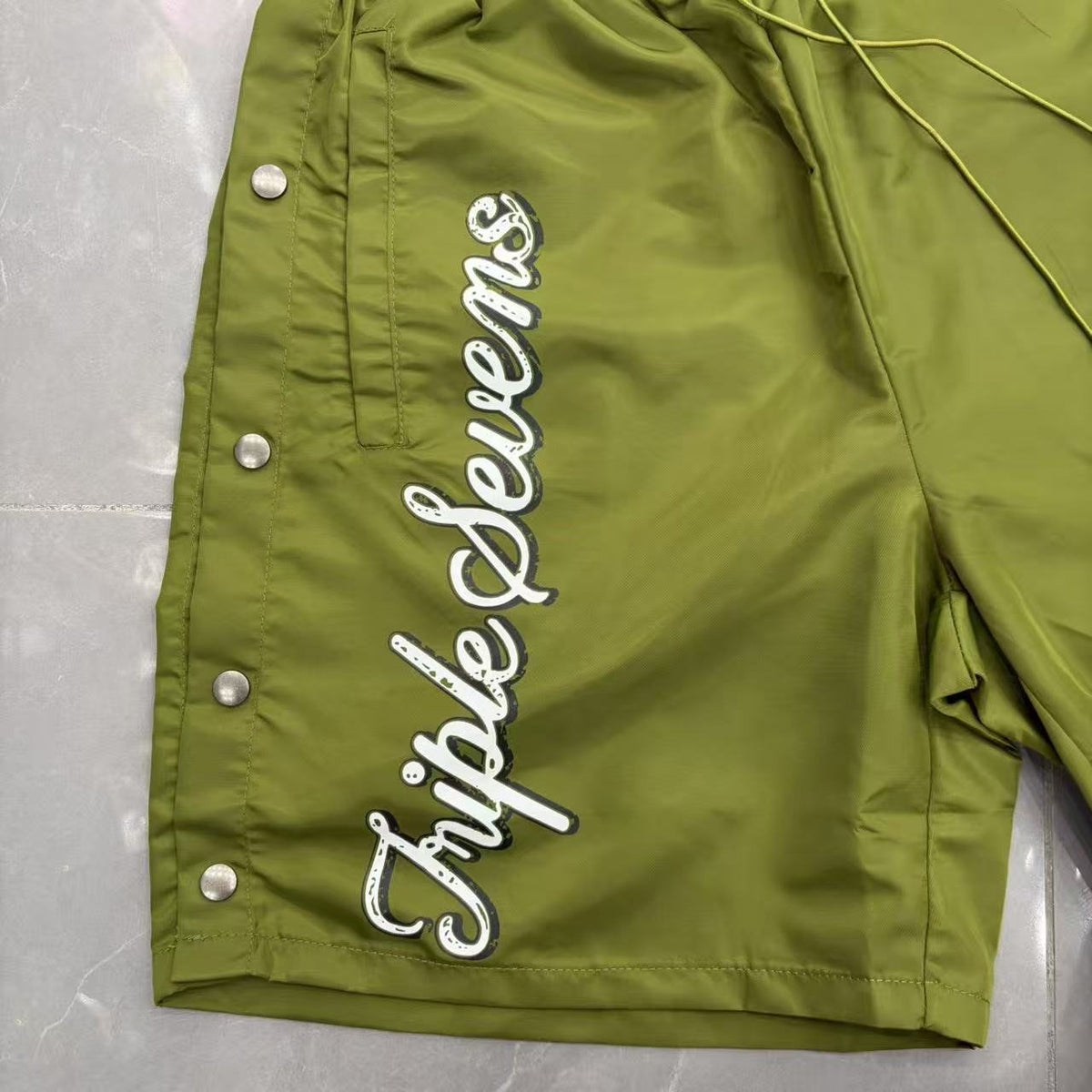 Triple Sevens TNP Scouts Side-Snap Shorts ¡ª detail