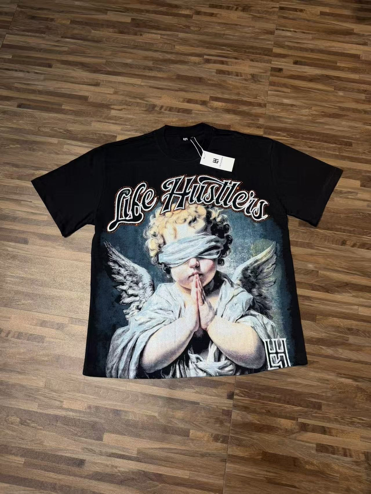 Life Hustlere Angel H-Back Graphic T-Shirt ¡ª front