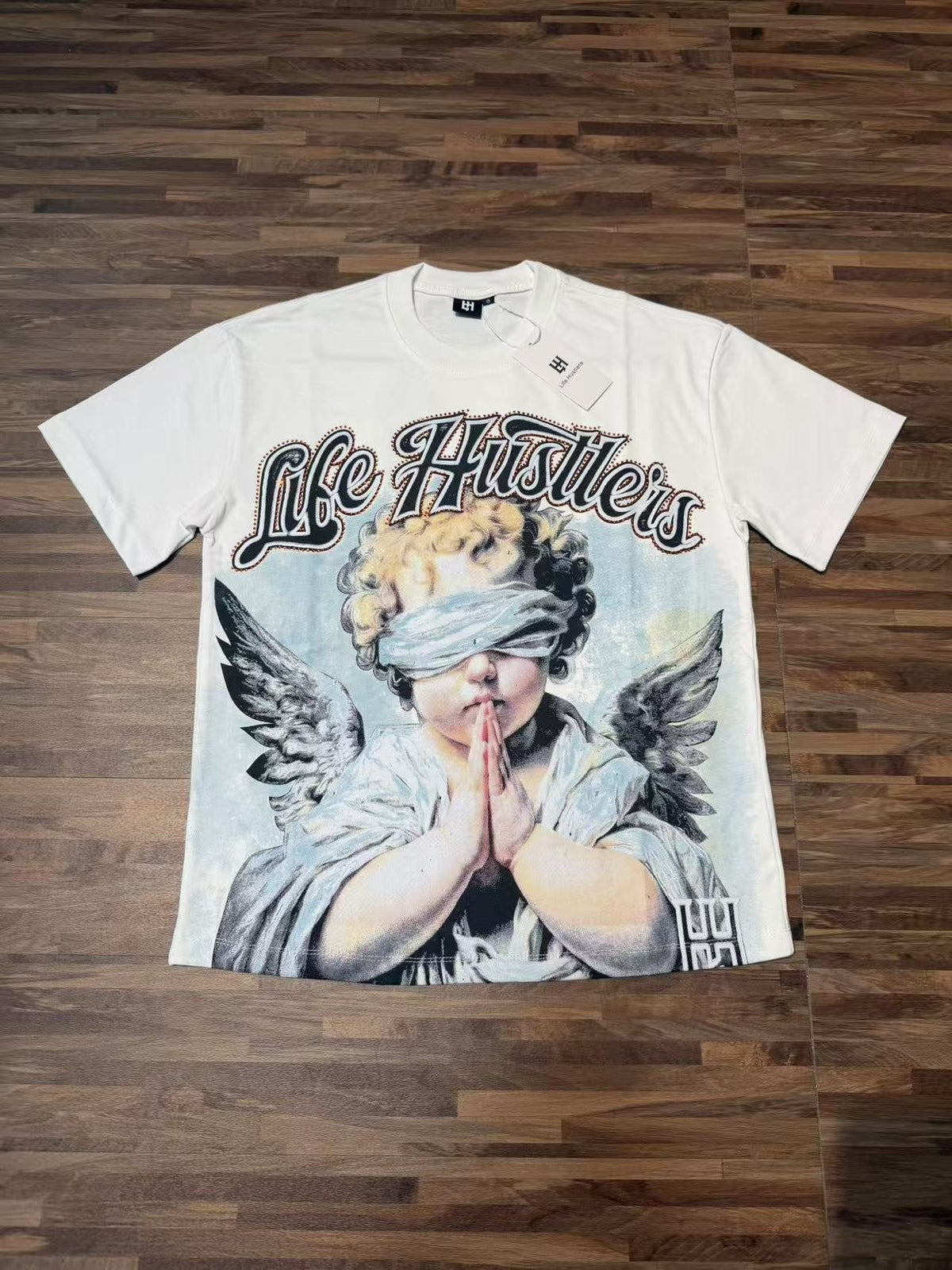 Life Hustlere Angel H-Back Graphic T-Shirt ¡ª front