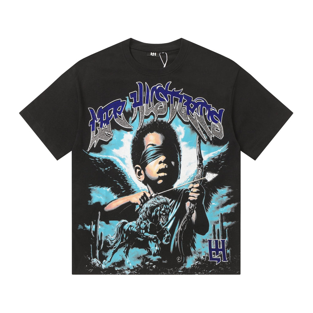 Life Hustlere Rhinestone Graphic T-Shirt ¡ª hero