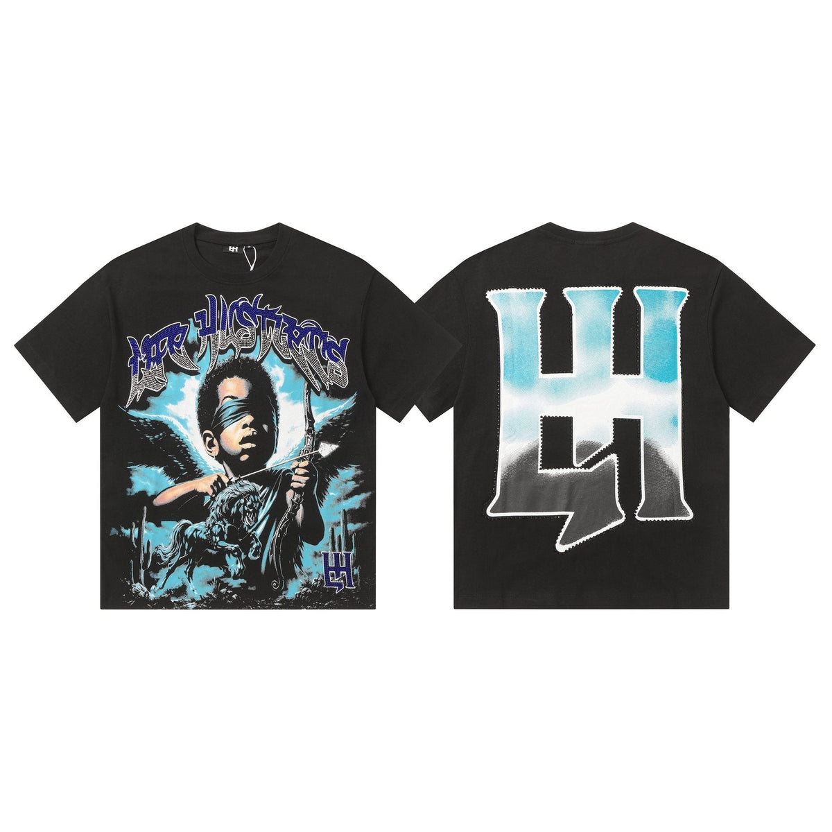 Life Hustlere Rhinestone Graphic T-Shirt ¡ª comparison