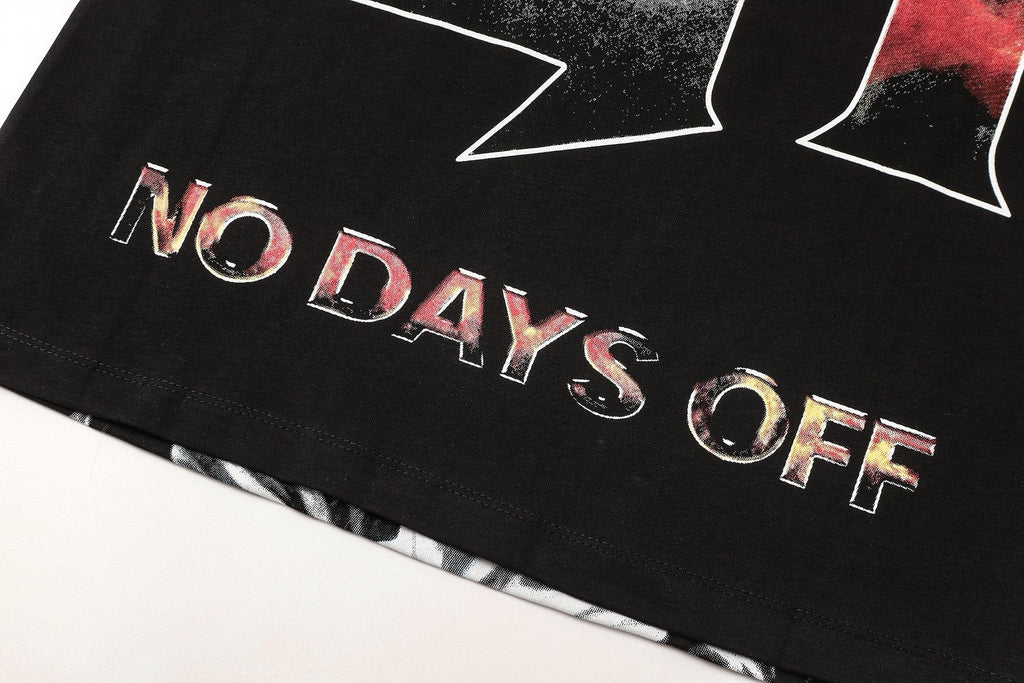 Life Hustlere No Days Off Graphic T-Shirt ¡ª detail
