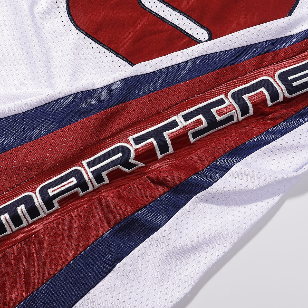 Supreme E2030 Number Graphic Mesh Jersey T-Shirt ¡ª detail