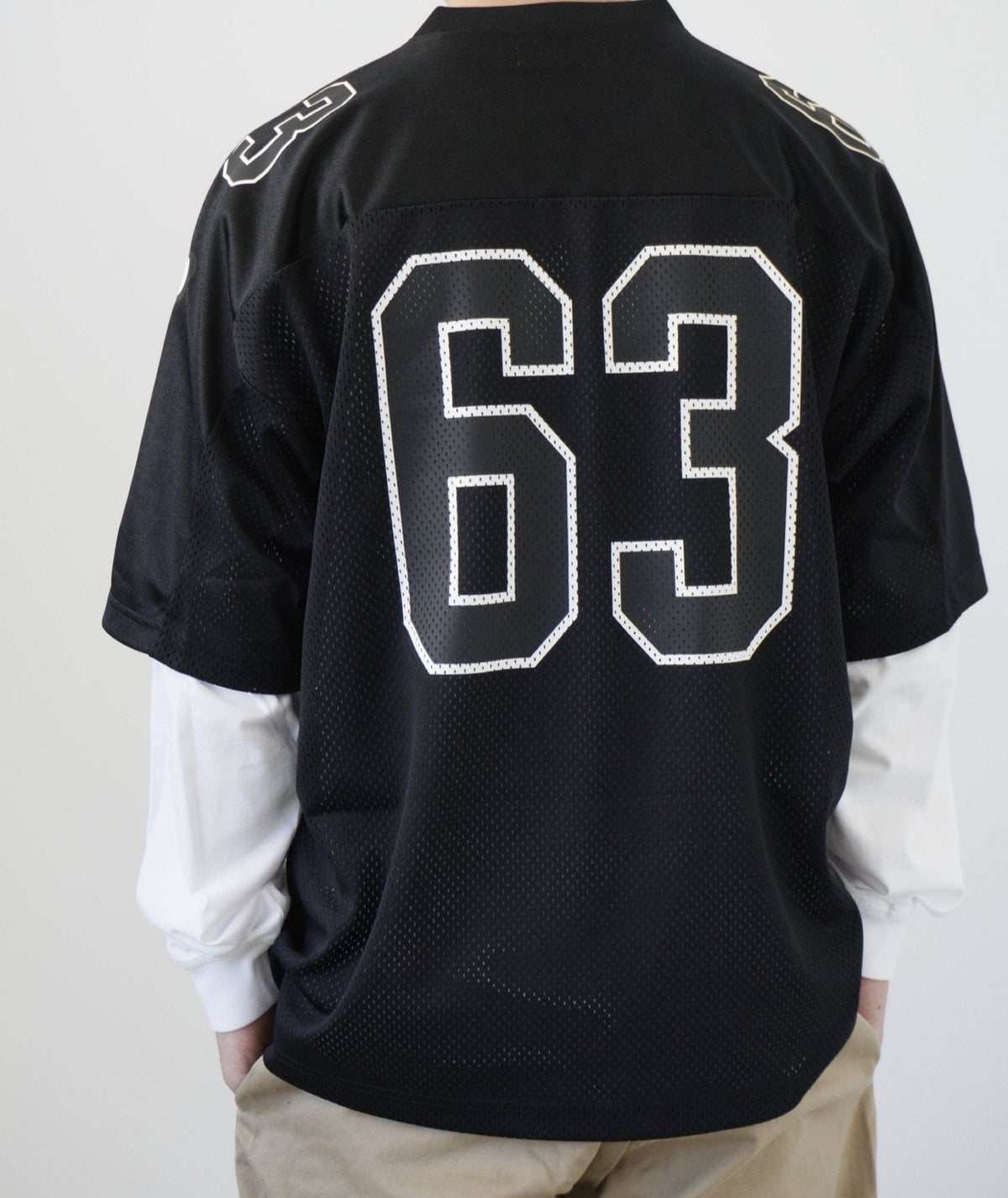 Supreme Bone Sleeve Number Football Jersey T-Shirt ¡ª back