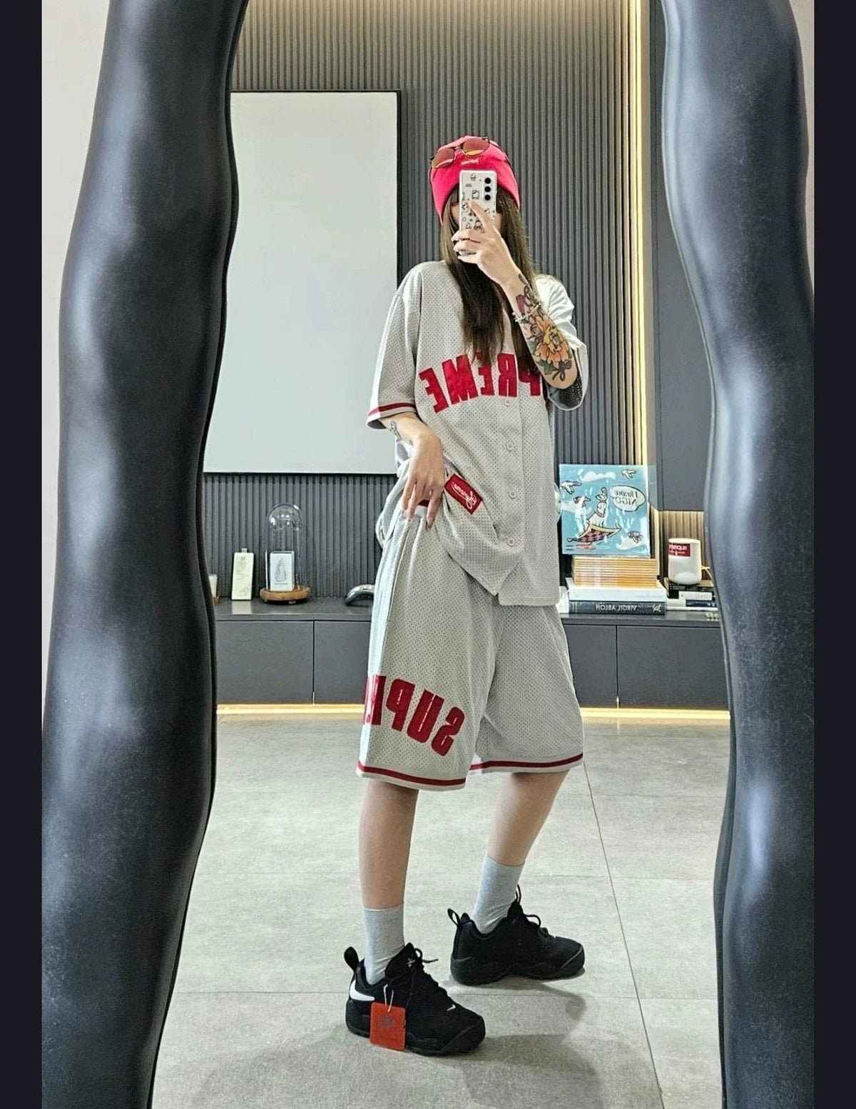 Supreme Mesh Baseball Jersey T-Shirt ¡ª context
