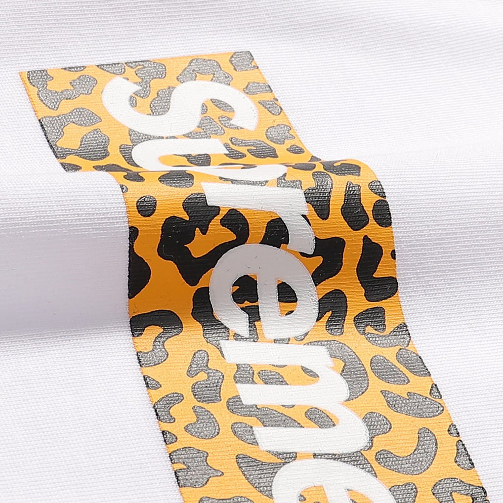 Supreme Leopard Shanghai Graphic Short-Sleeve T-Shirt ¡ª detail