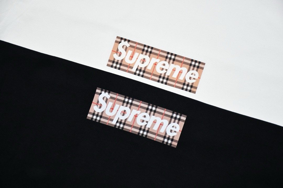 Supreme Plaid Box-Logo Graphic T-Shirt ¡ª comparison