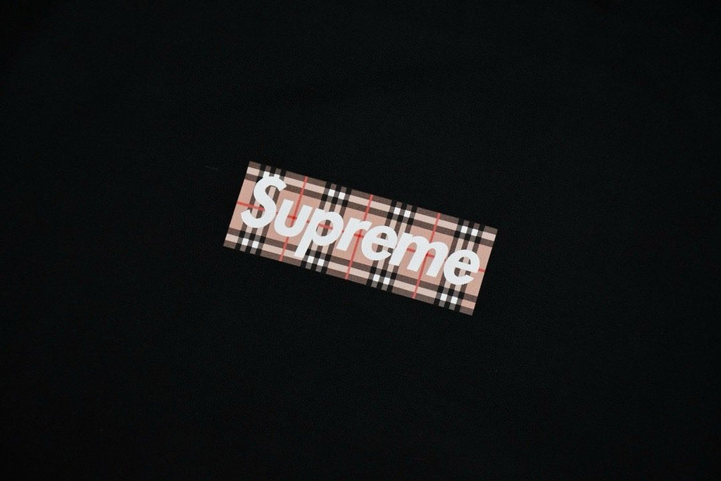 Supreme Plaid Box-Logo Graphic T-Shirt ¡ª detail