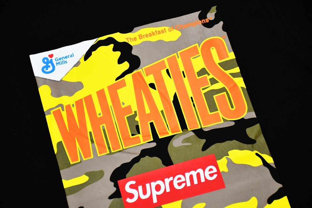Supreme Wheaties Cereal Box Graphic T-Shirt ¡ª detail