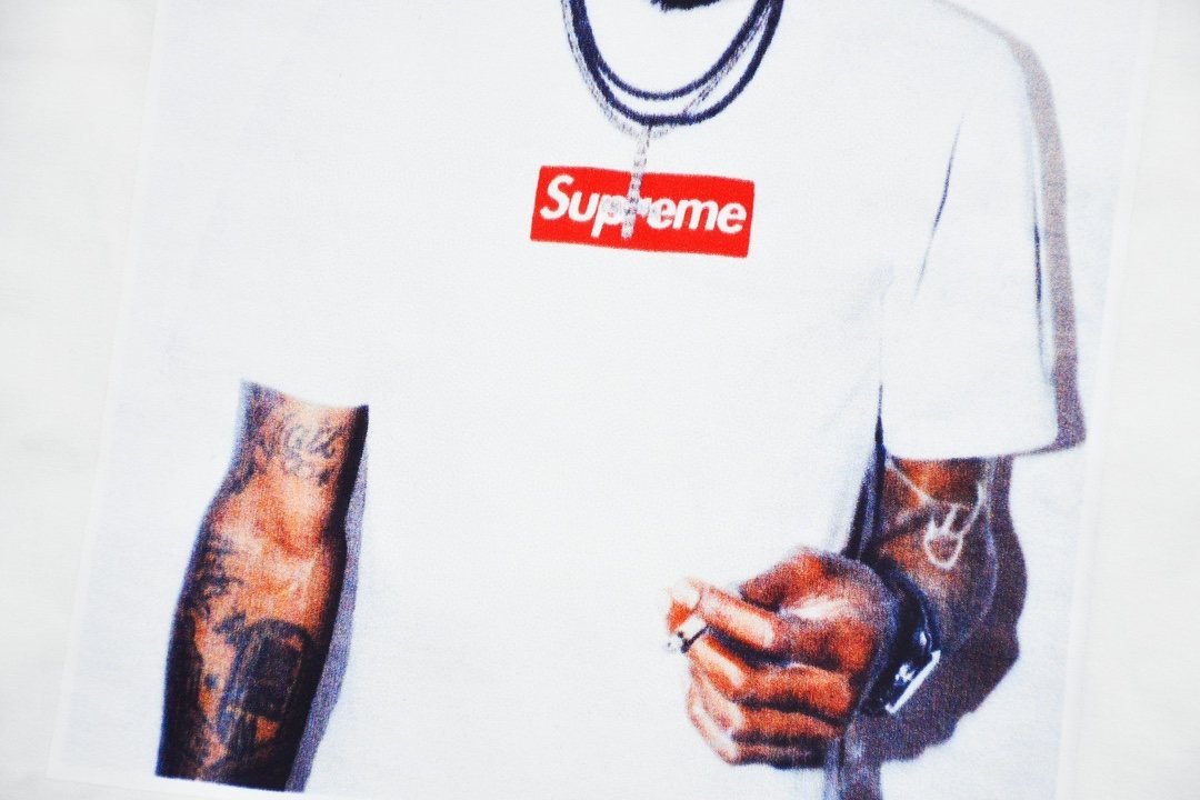 Supreme NBA YoungBoy Portrait Graphic T-Shirt ¡ª detail