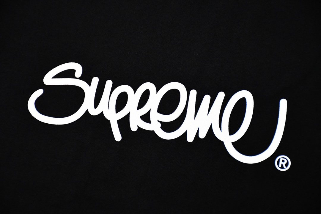 Supreme Handstyle Script Graphic T-Shirt ¡ª detail