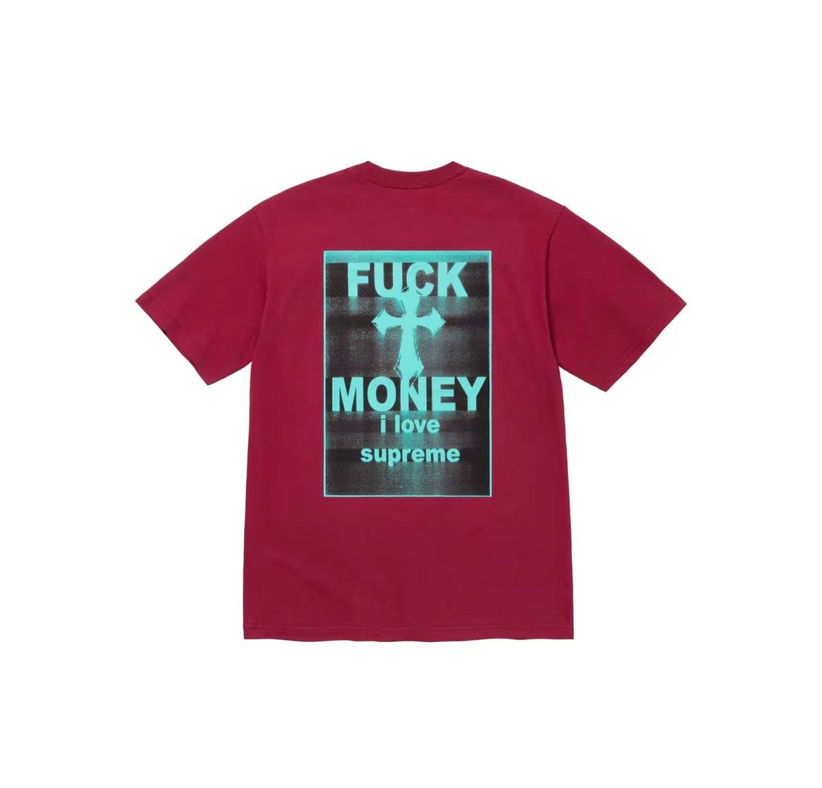 Supreme Money Cross Graphic Short-Sleeve T-Shirt ¡ª back