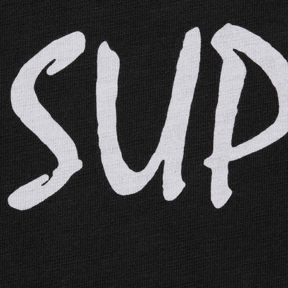 Supreme Front Logo Short-Sleeve T-Shirt ¡ª fabric_closeup