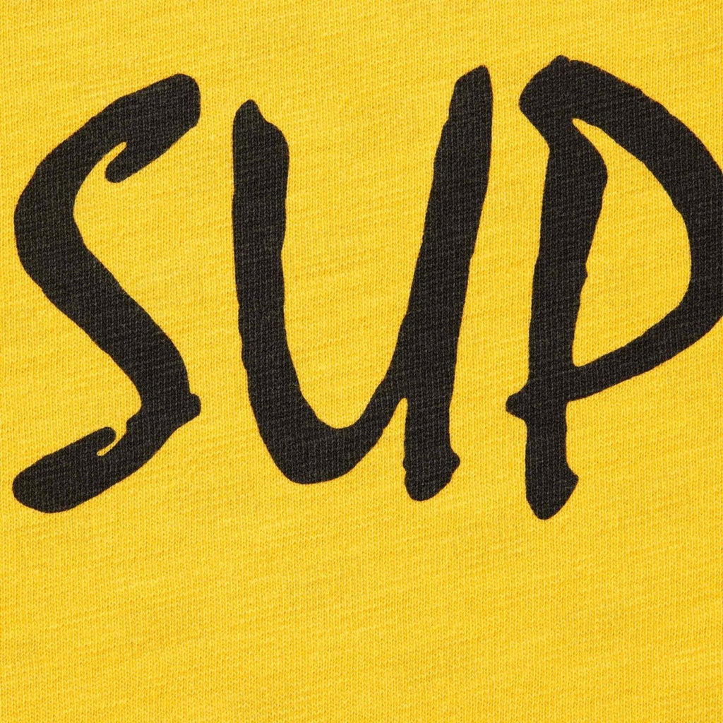 Supreme Front Logo Short-Sleeve T-Shirt ¡ª fabric_closeup