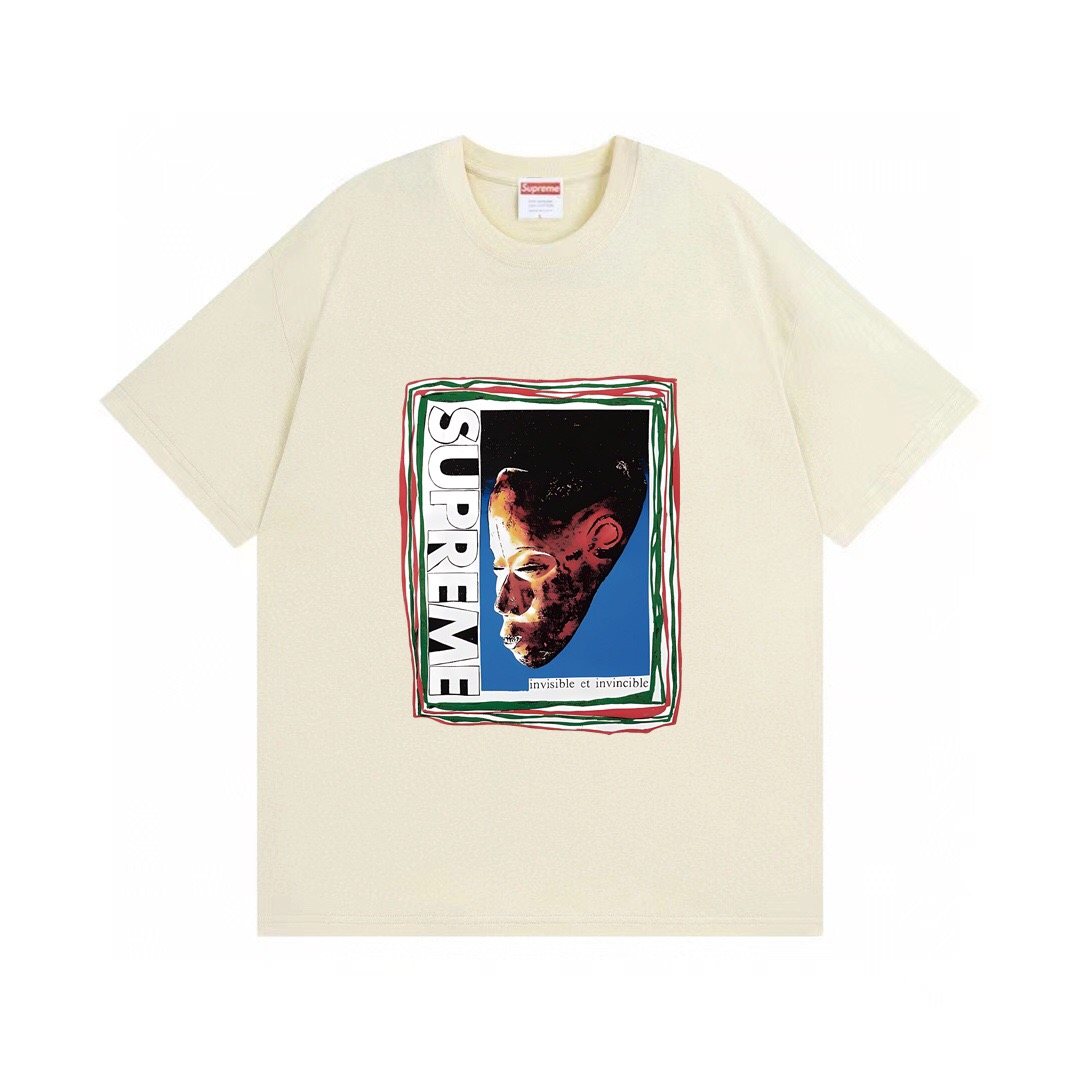 Supreme Mask Graphic Short-Sleeve T-Shirt ¡ª front