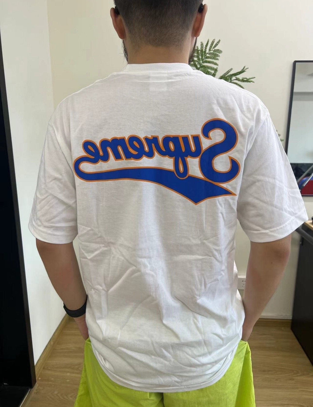 Supreme Backwards Graphic Short-Sleeve T-Shirt ¡ª context