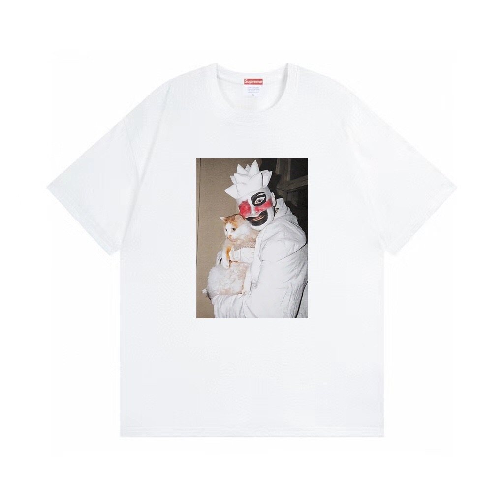 Supreme Clown Cat Graphic T-Shirt ¡ª hero