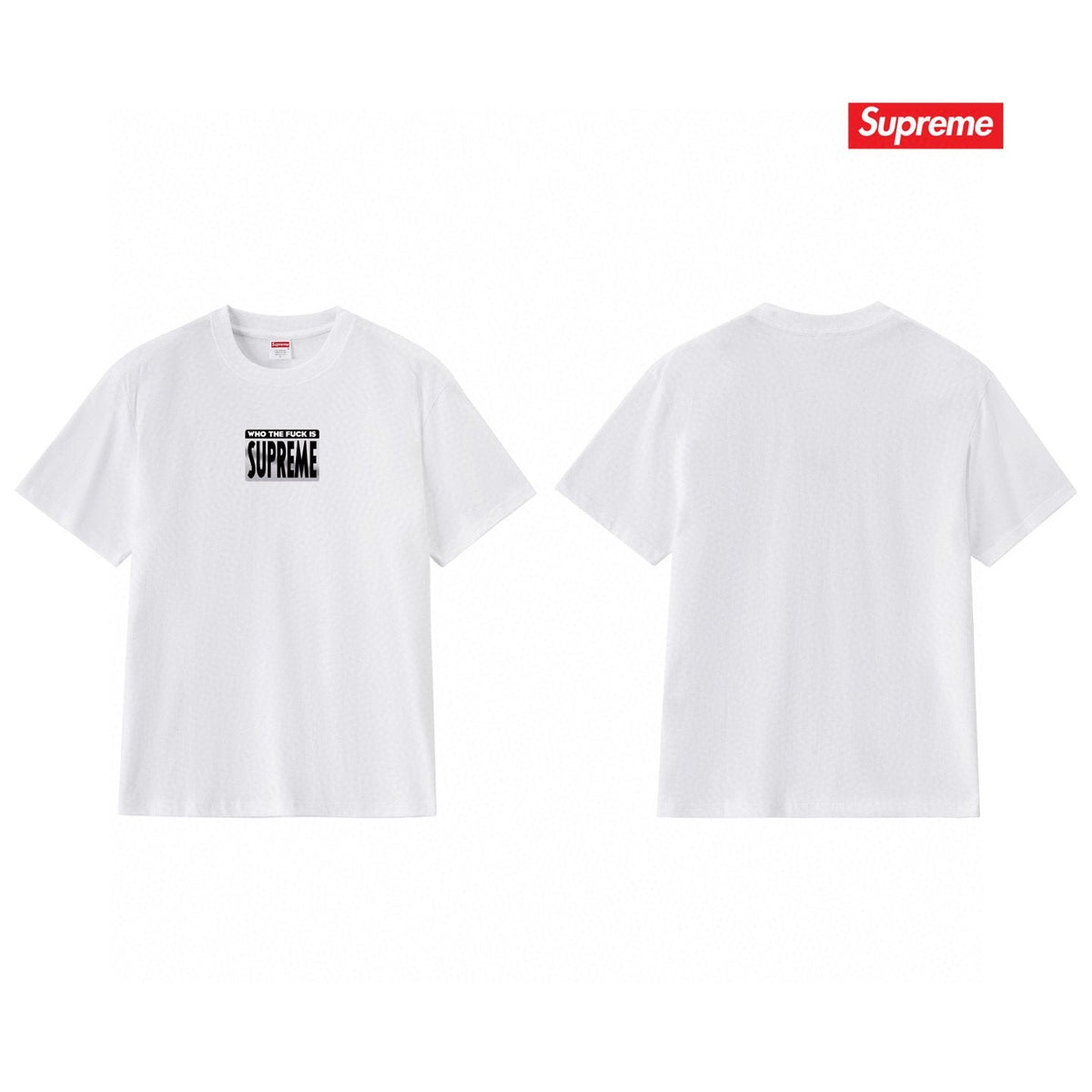 Supreme Who The Fuck Box Logo Graphic T-Shirt ¡ª back