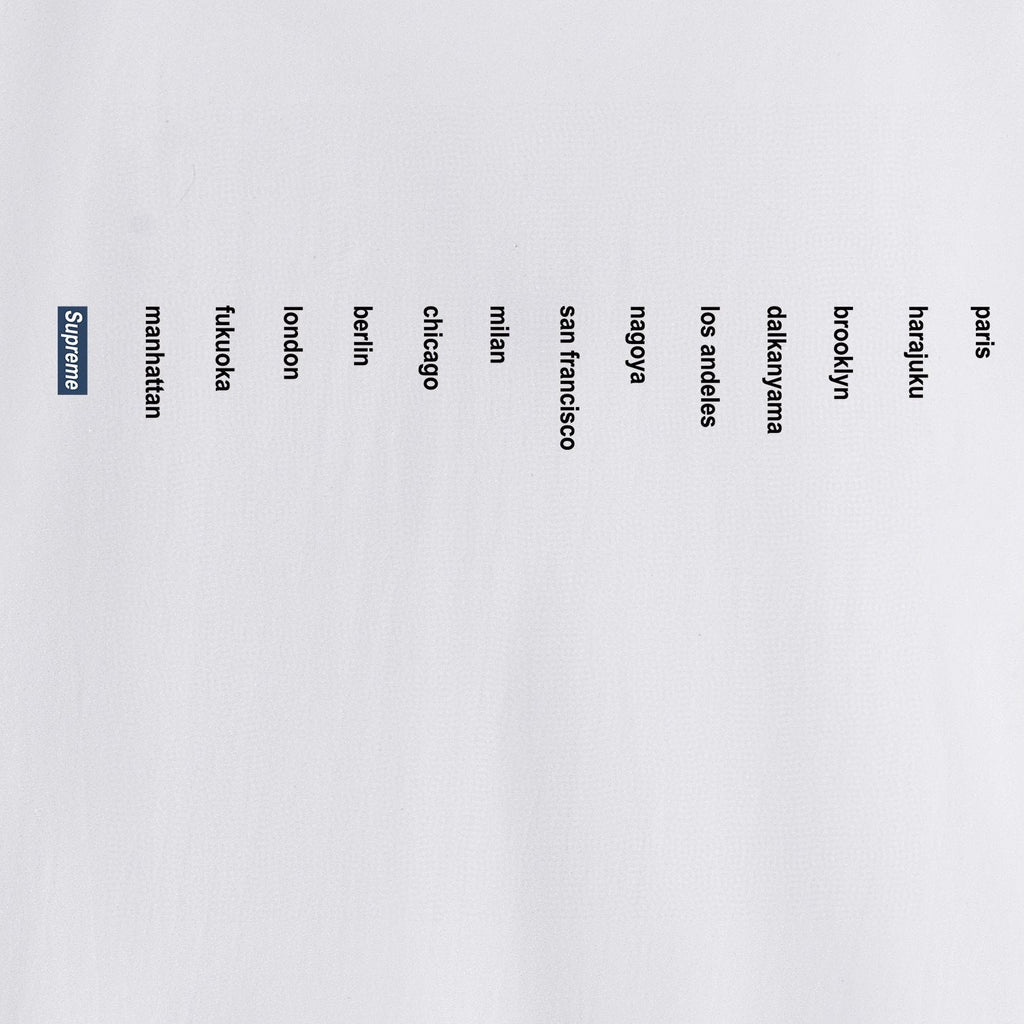 Supreme Location Graphic Short-Sleeve T-Shirt ¡ª detail