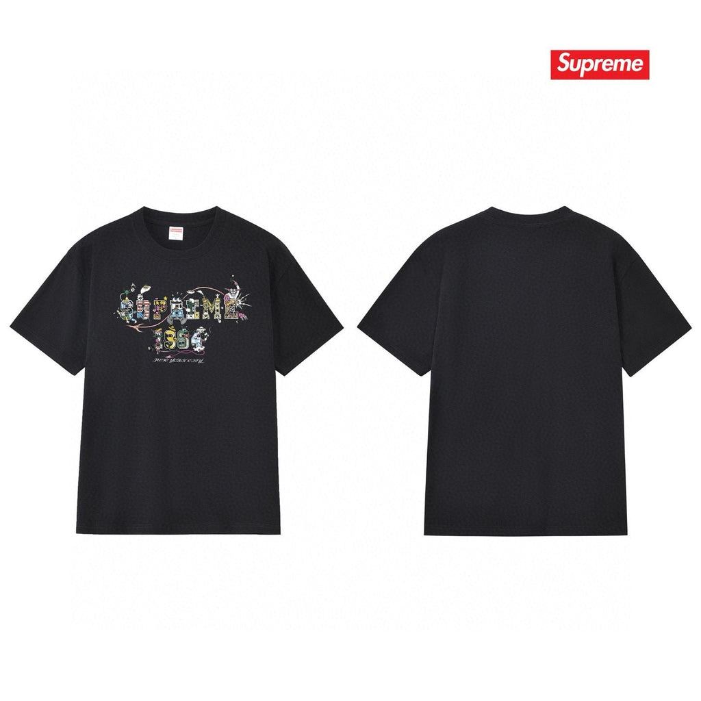 Supreme Cartoon Letter Graphic T-Shirt ¡ª back