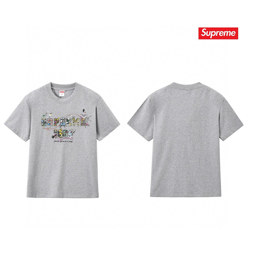 Supreme Cartoon Letter Graphic T-Shirt ¡ª back