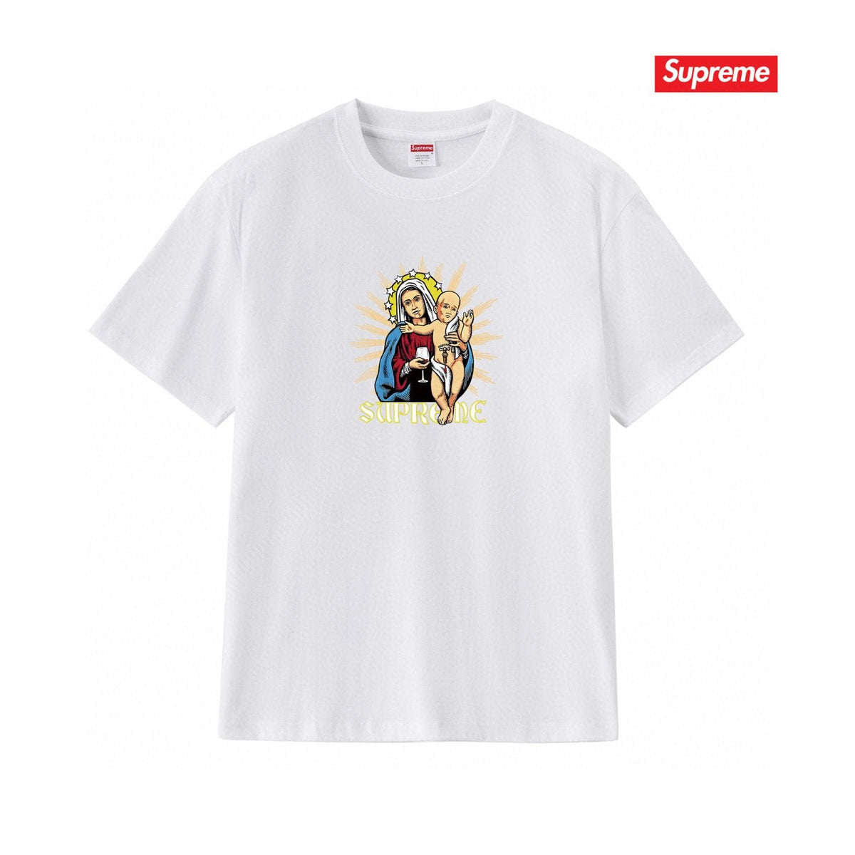 Supreme Religious Graphic Short-Sleeve T-Shirt ¡ª hero