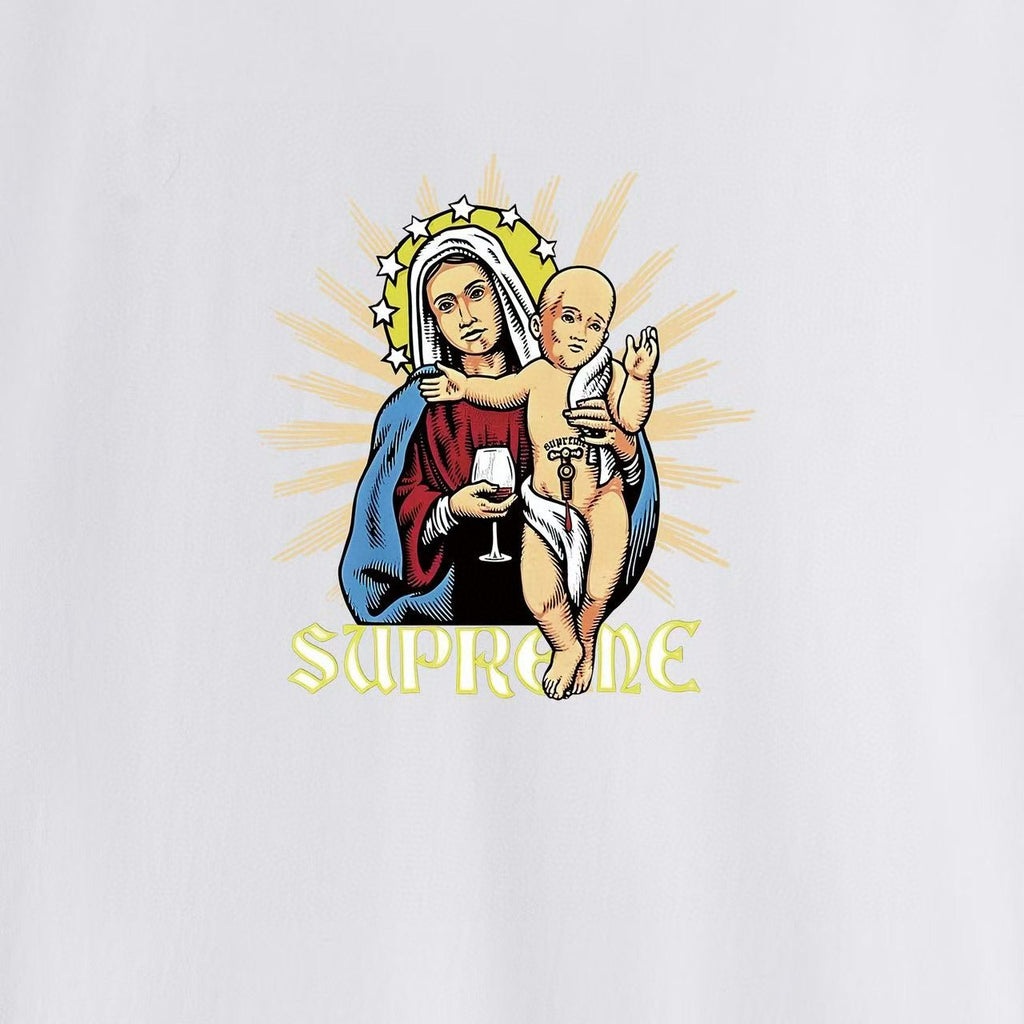 Supreme Religious Graphic Short-Sleeve T-Shirt ¡ª detail