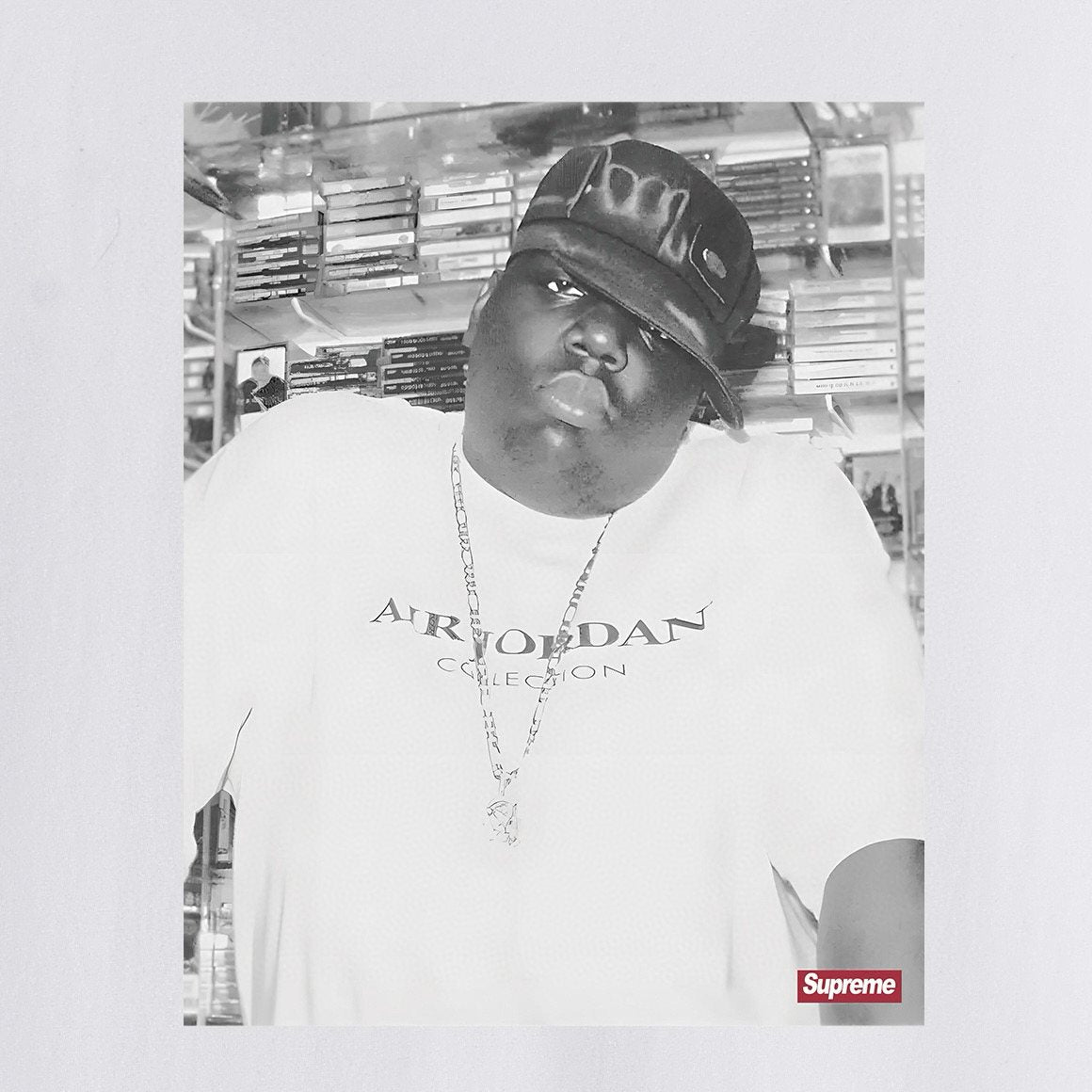 Supreme Portrait Graphic Short-Sleeve T-Shirt ¡ª detail