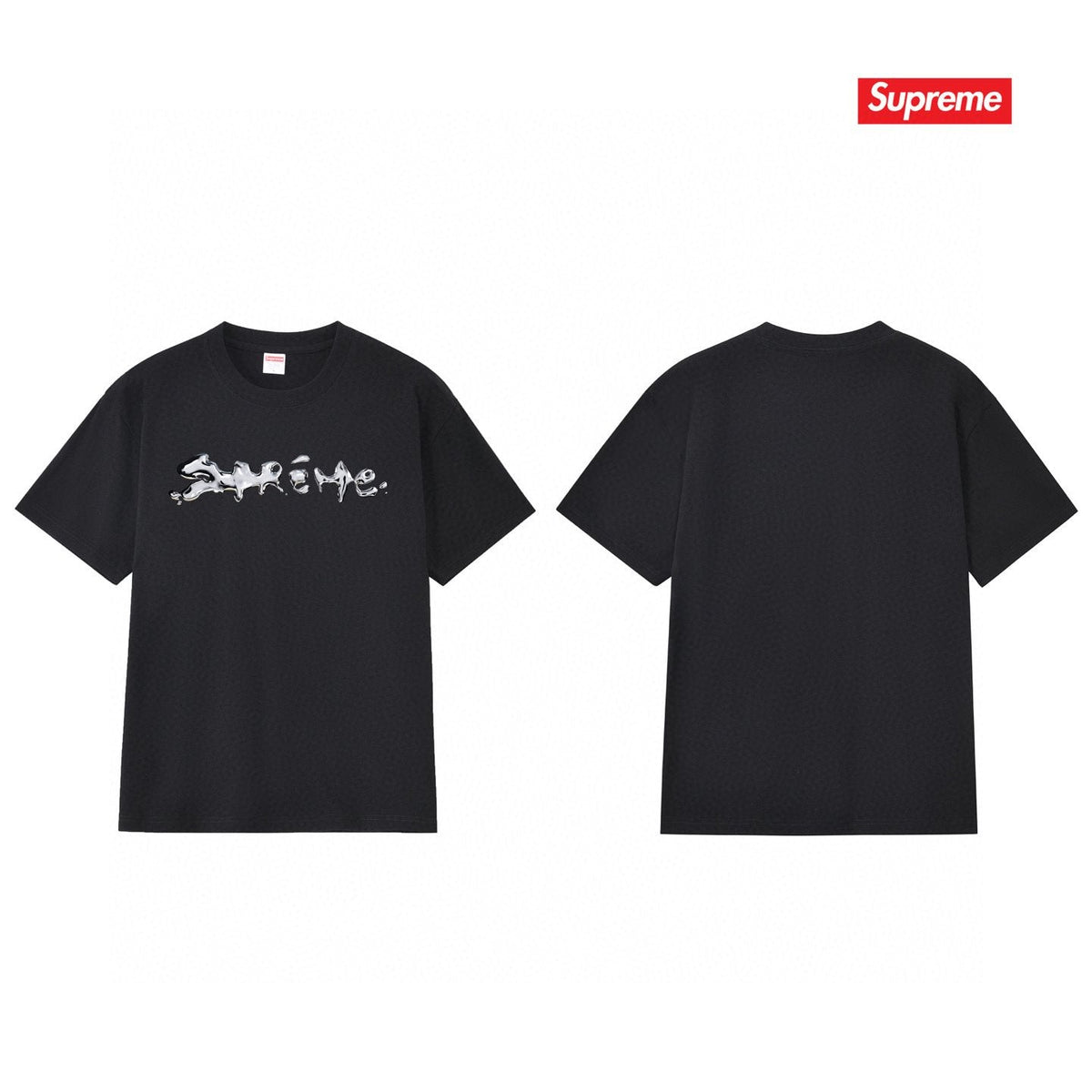Supreme Chrome Wordmark Short-Sleeve T-Shirt ¡ª back