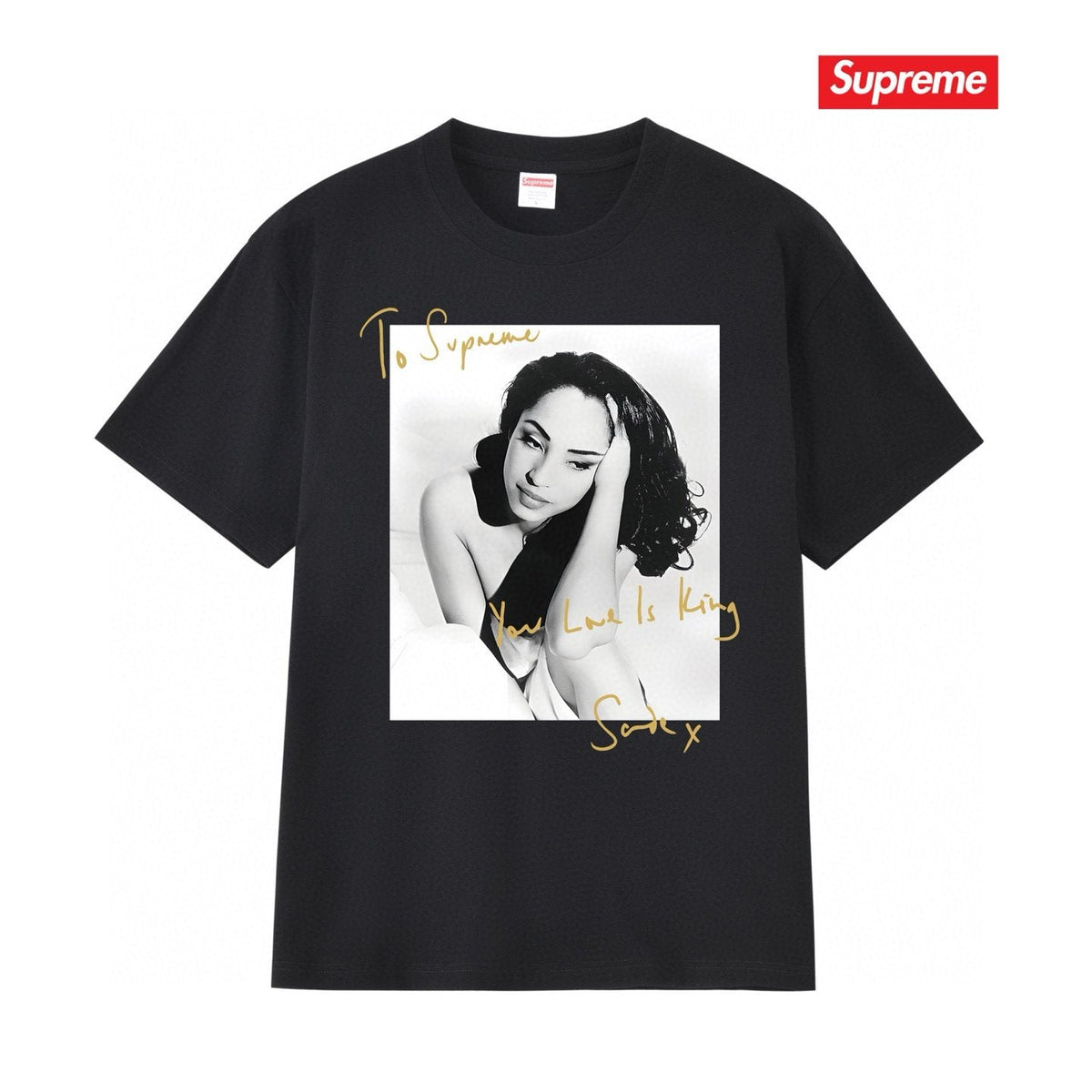 Supreme Sade Portrait Graphic T-Shirt ¡ª hero
