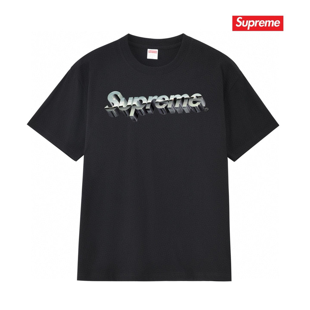 Supreme Metallic Wordmark Graphic T-Shirt ¡ª hero