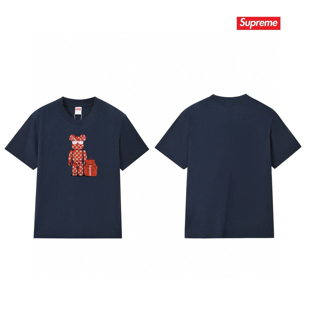 Supreme Bear-and-Bag Graphic Short-Sleeve T-Shirt ¡ª comparison