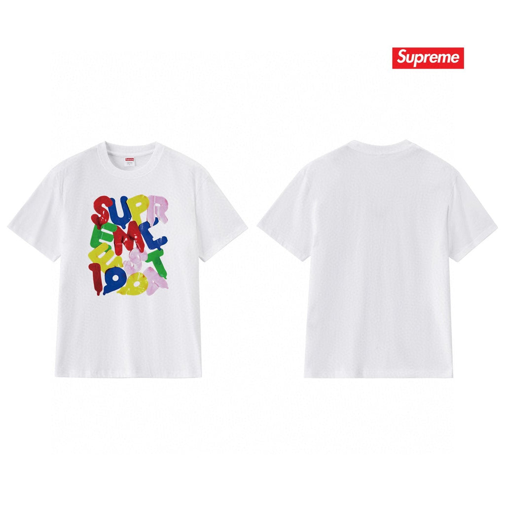 Supreme Colorful Letter Graphic T-Shirt ¡ª front