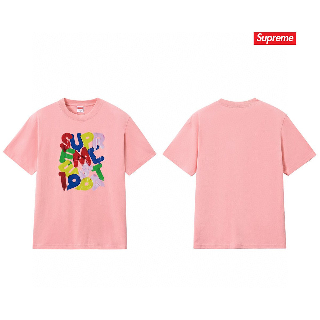 Supreme Colorful Letter Graphic T-Shirt ¡ª front