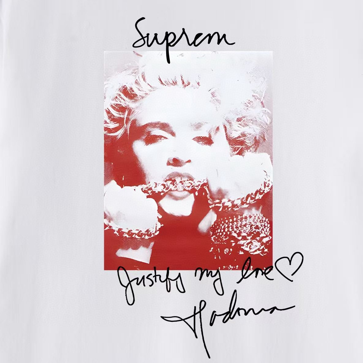 Supreme Portrait Graphic T-Shirt ¡ª detail
