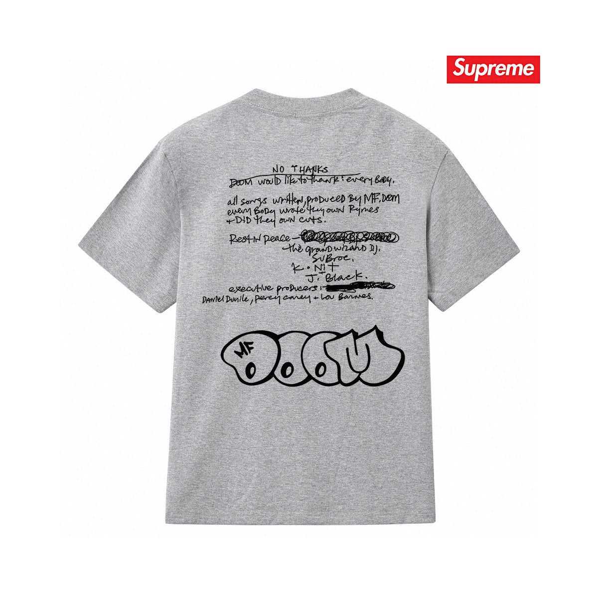 Supreme Photo & Graffiti Graphic T-Shirt ¡ª back