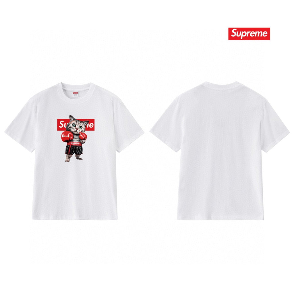 Supreme Boxing Cat Graphic T-Shirt ¡ª back