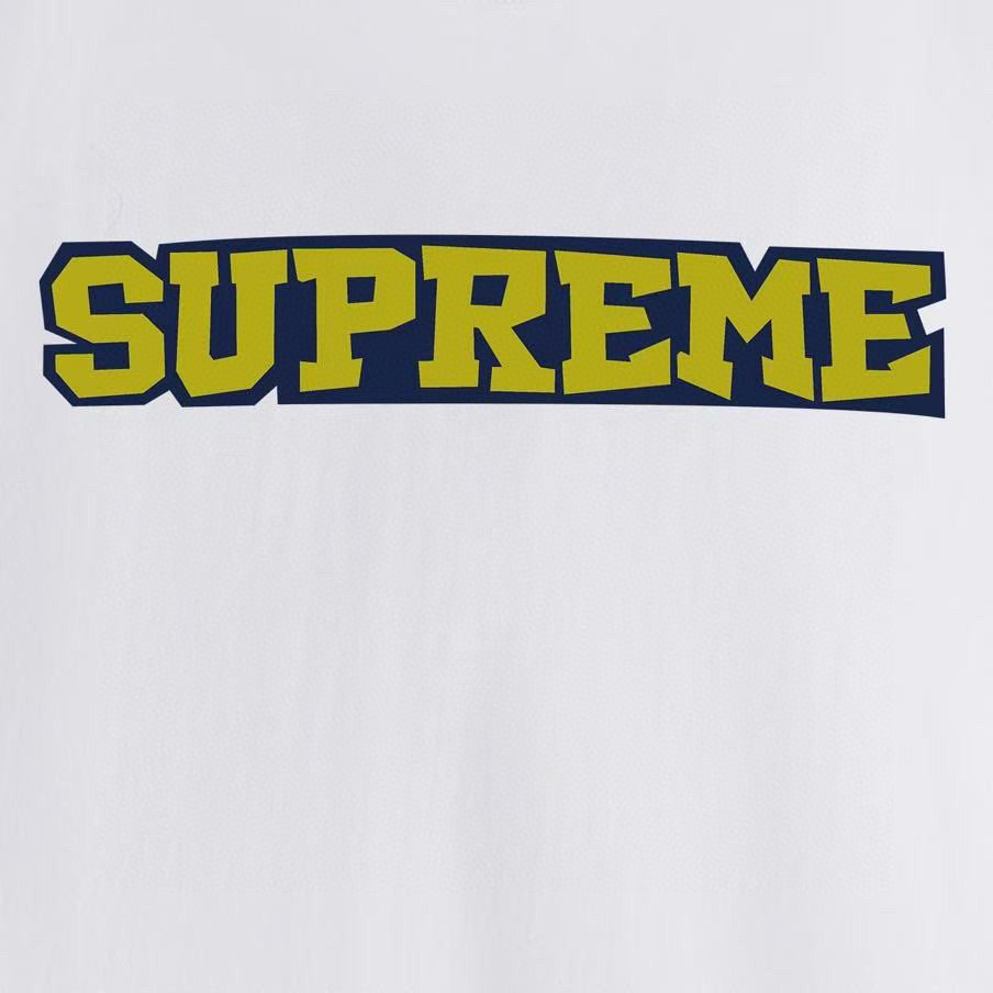 Supreme Arched Front Graphic Short-Sleeve T-Shirt ¡ª fabric_closeup