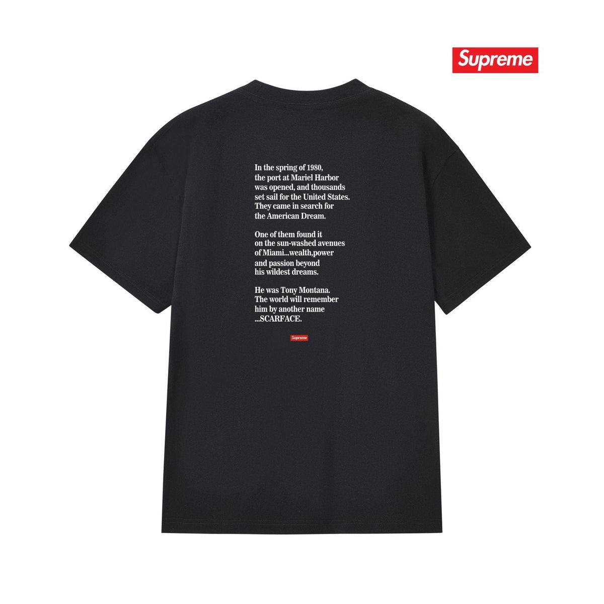 Supreme Face Graphic Short-Sleeve T-Shirt ¡ª back