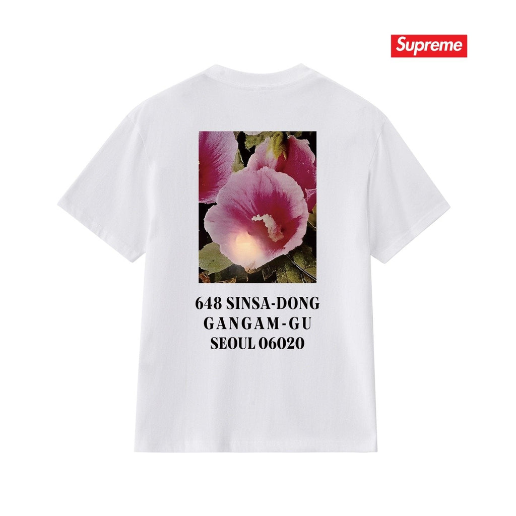 Supreme Flower Address Graphic T-Shirt ¡ª back