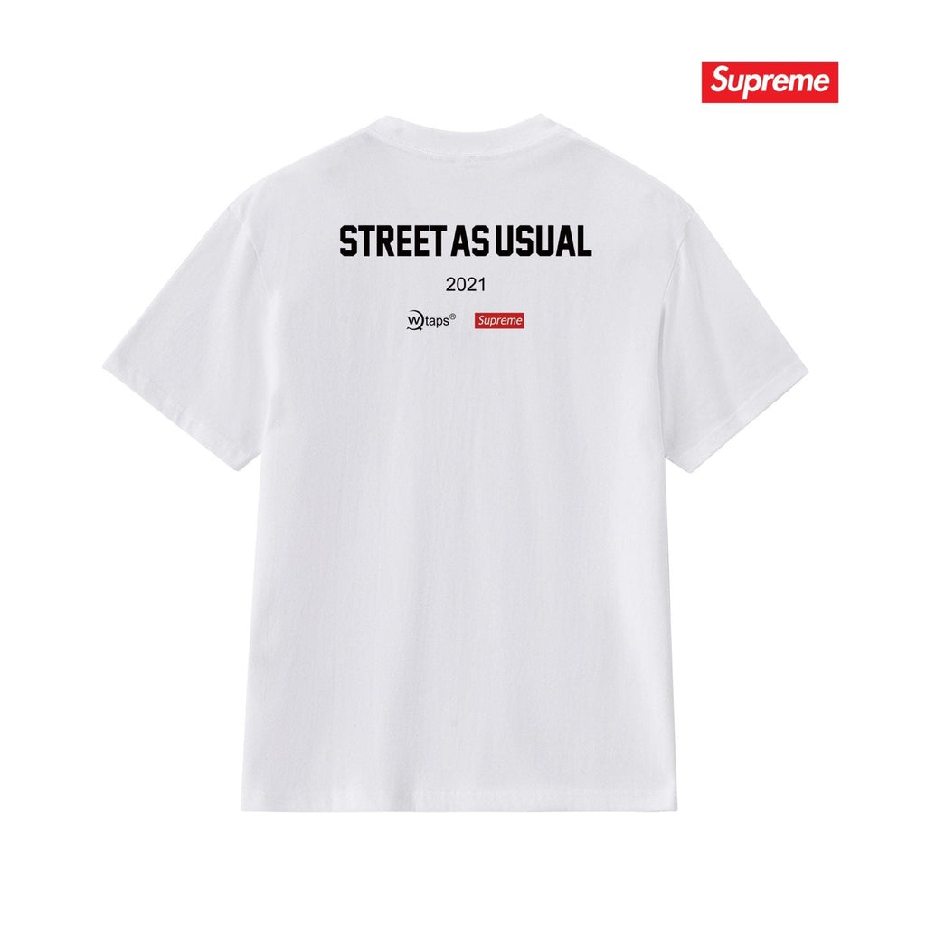 Supreme SIC'EM Street As Usual Graphic T-Shirt ¡ª back