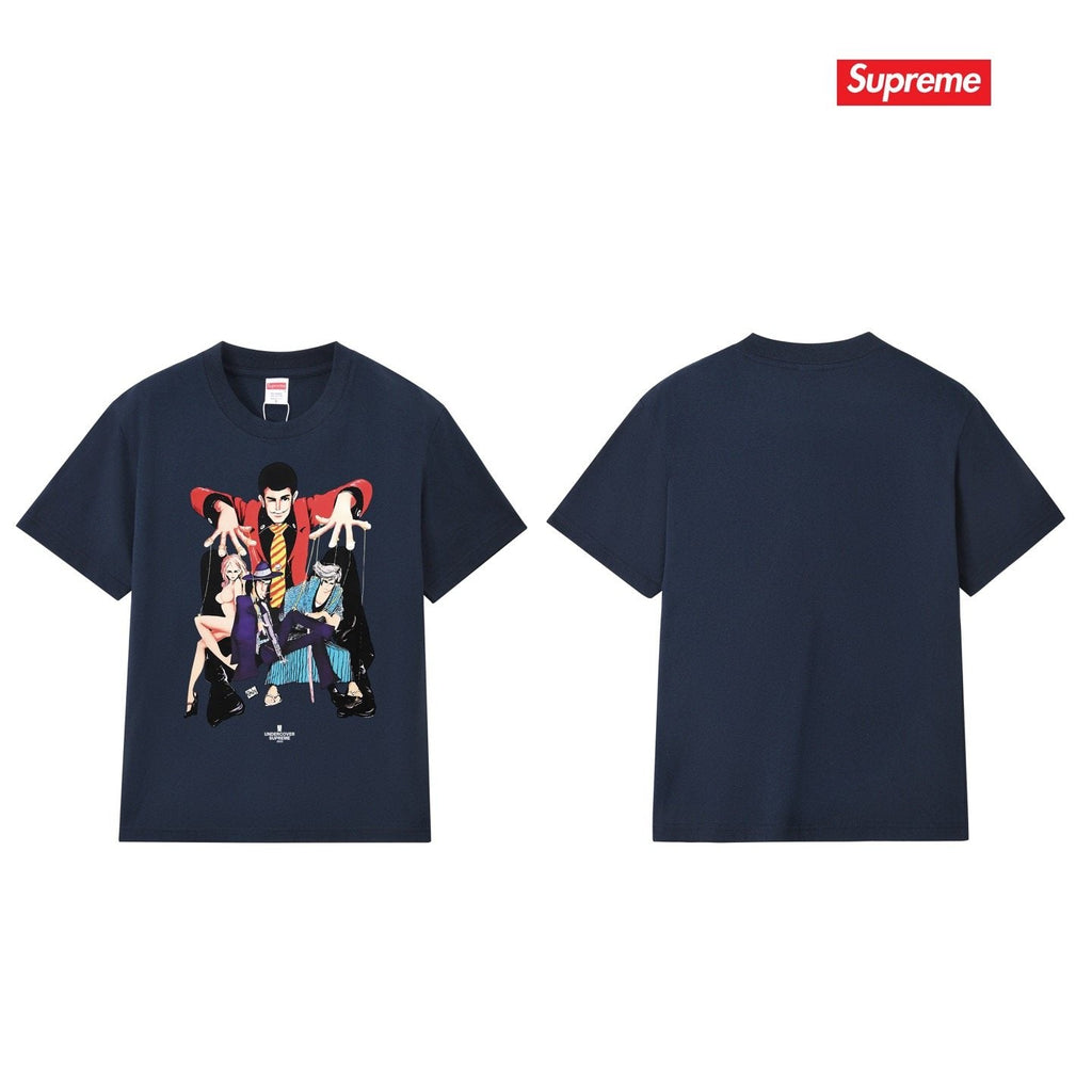 Supreme Anime Character Graphic T-Shirt ¡ª back
