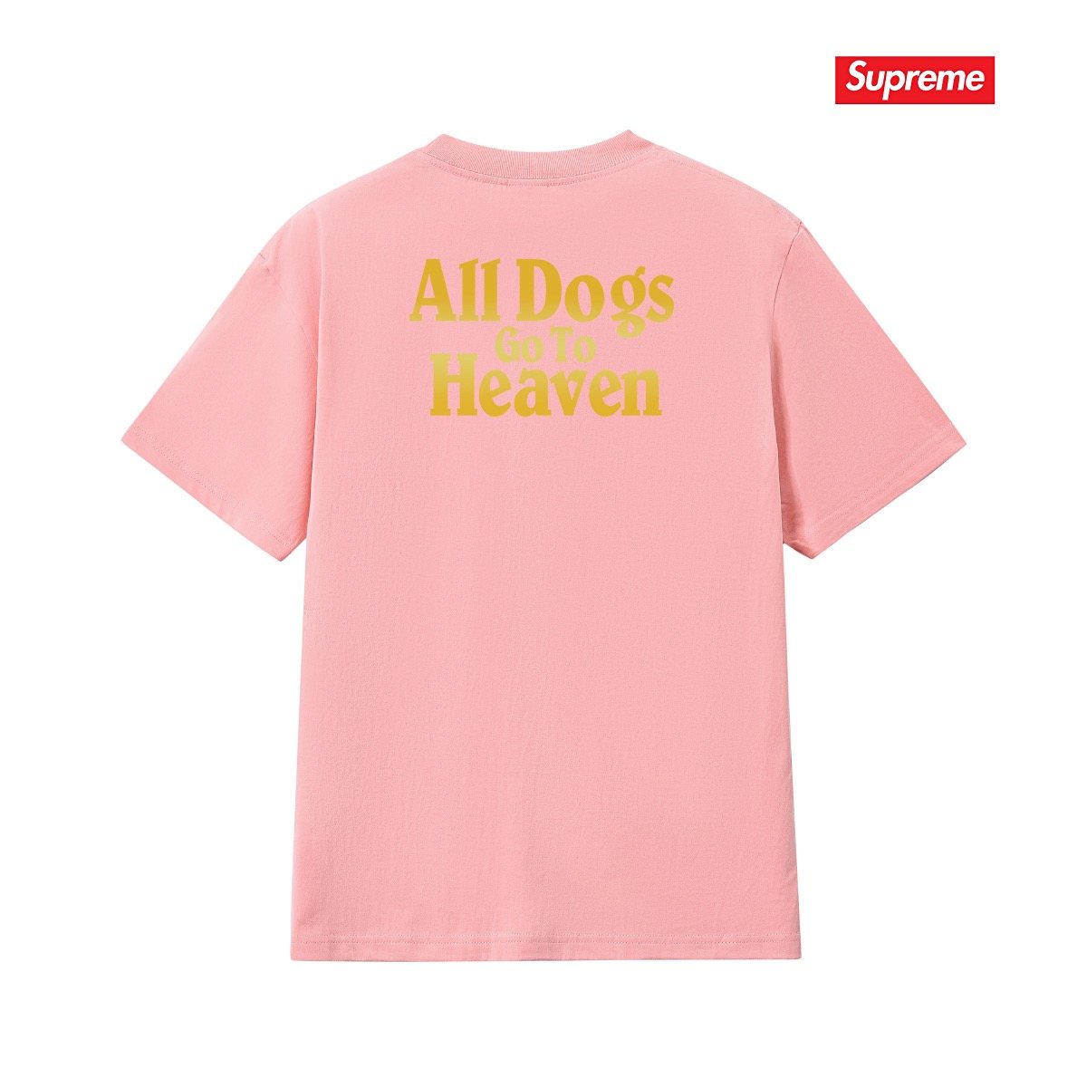 Supreme All Dogs Go To Heaven Dog Graphic T-Shirt ¡ª back