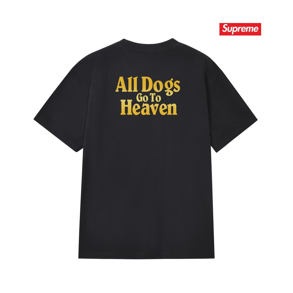 Supreme All Dogs Go To Heaven Dog Graphic T-Shirt ¡ª back