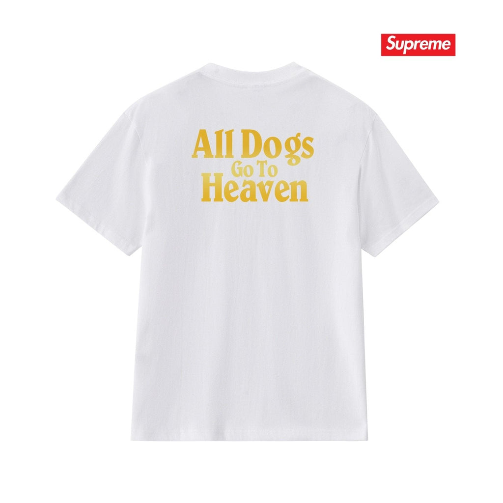 Supreme All Dogs Go To Heaven Dog Graphic T-Shirt ¡ª back