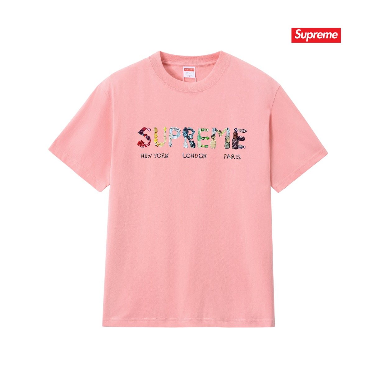 Supreme Chest Graphic Short-Sleeve T-Shirt ¡ª front