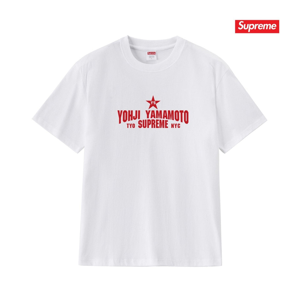 Supreme Yohji Yamamoto Star Graphic T-Shirt ¡ª front
