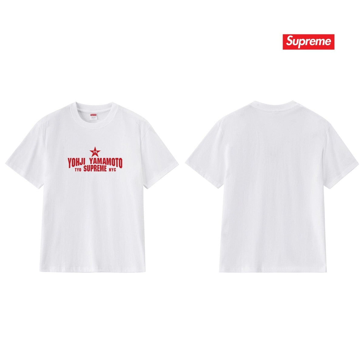 Supreme Yohji Yamamoto Star Graphic T-Shirt ¡ª back