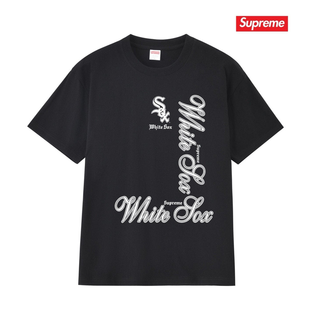 Supreme White Sox Graphic T-Shirt ¡ª front