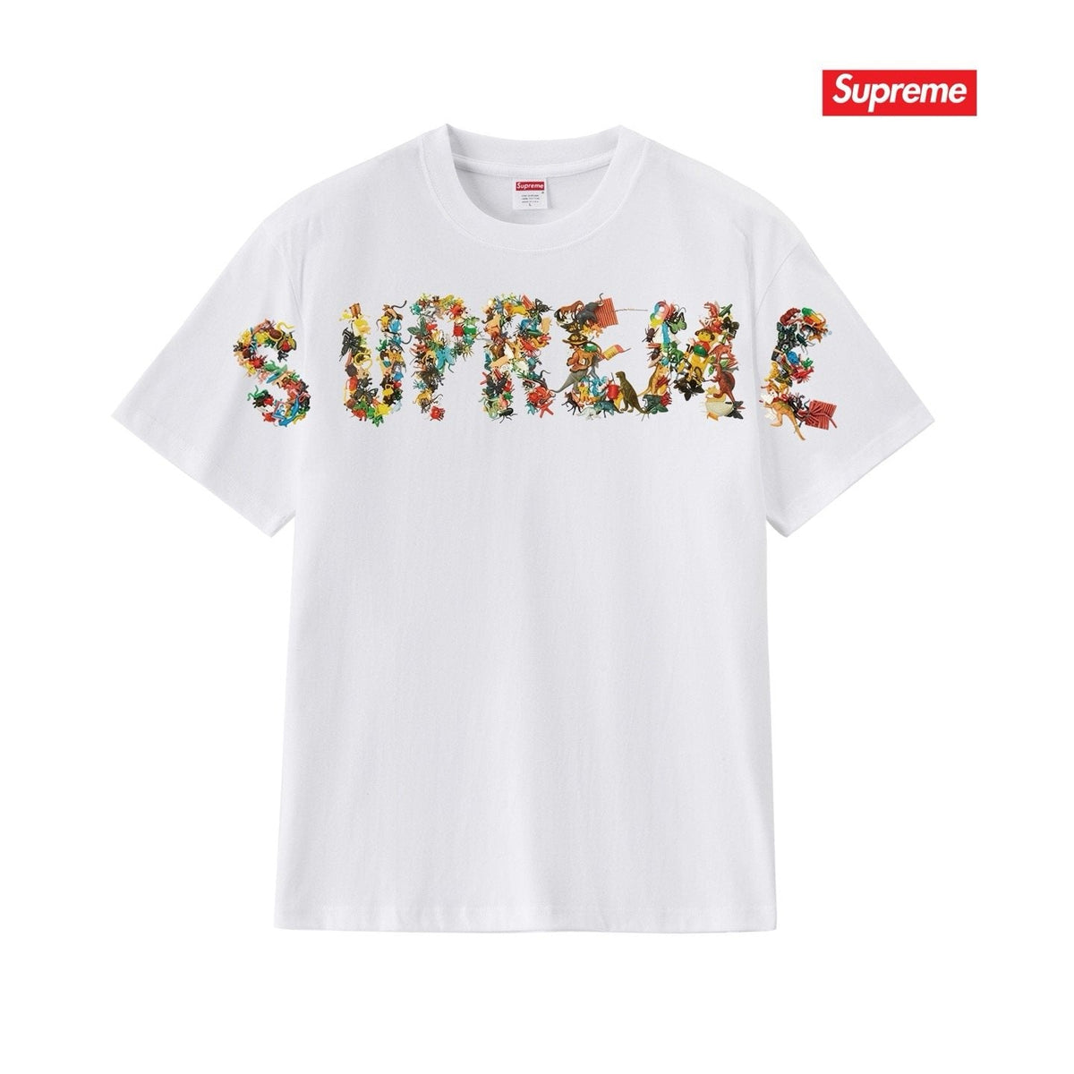 Supreme Floral Wordmark Short-Sleeve T-Shirt ¡ª front